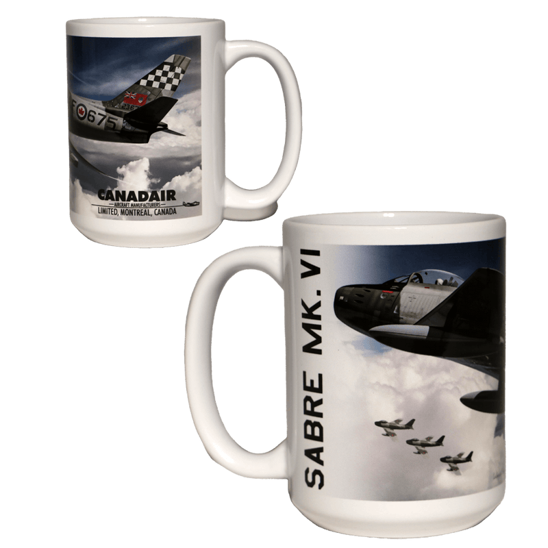 Mug Canadair F-86 Sabre MK.VI Ceramic-WB