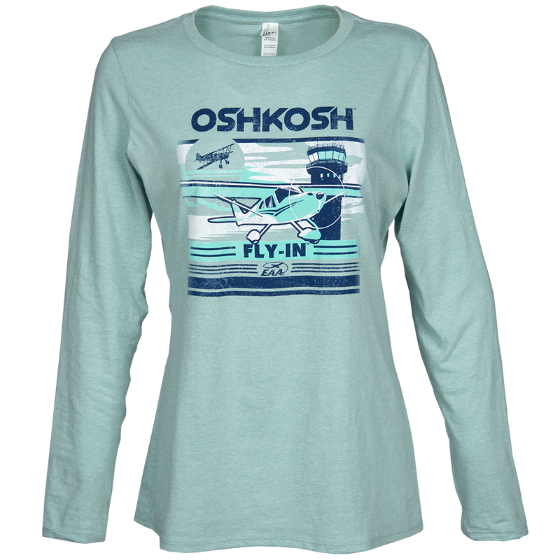 EAA Ladies Oshkosh Fly-In Tower Long Sleeve Shirt