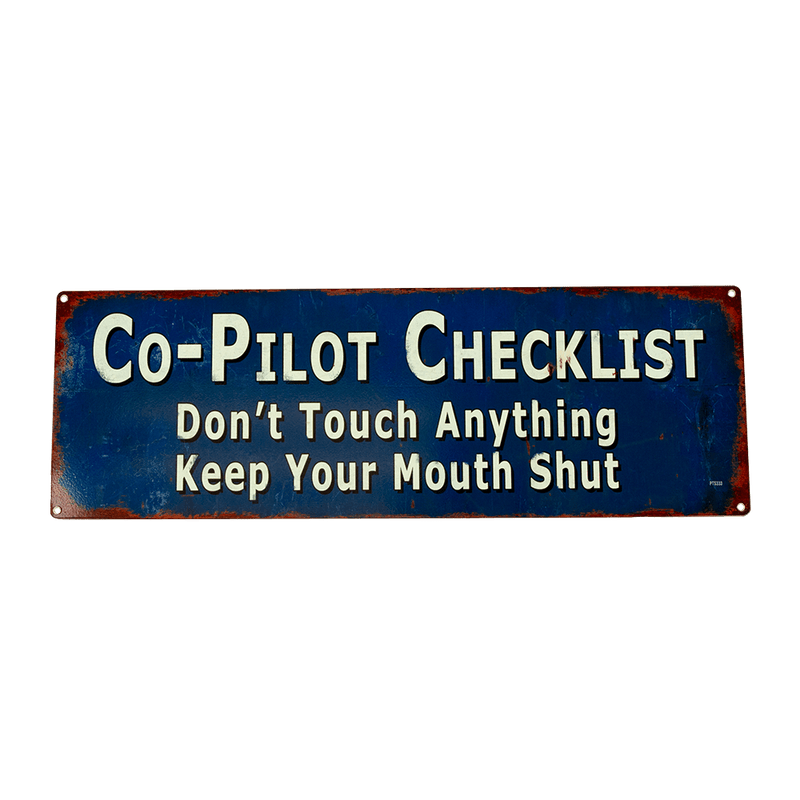 Sign Co-Pilot Checklist - PTSB701 - WB