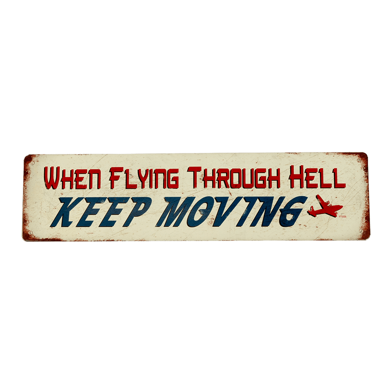Sign Flying Through Hell - PTS335 - WB