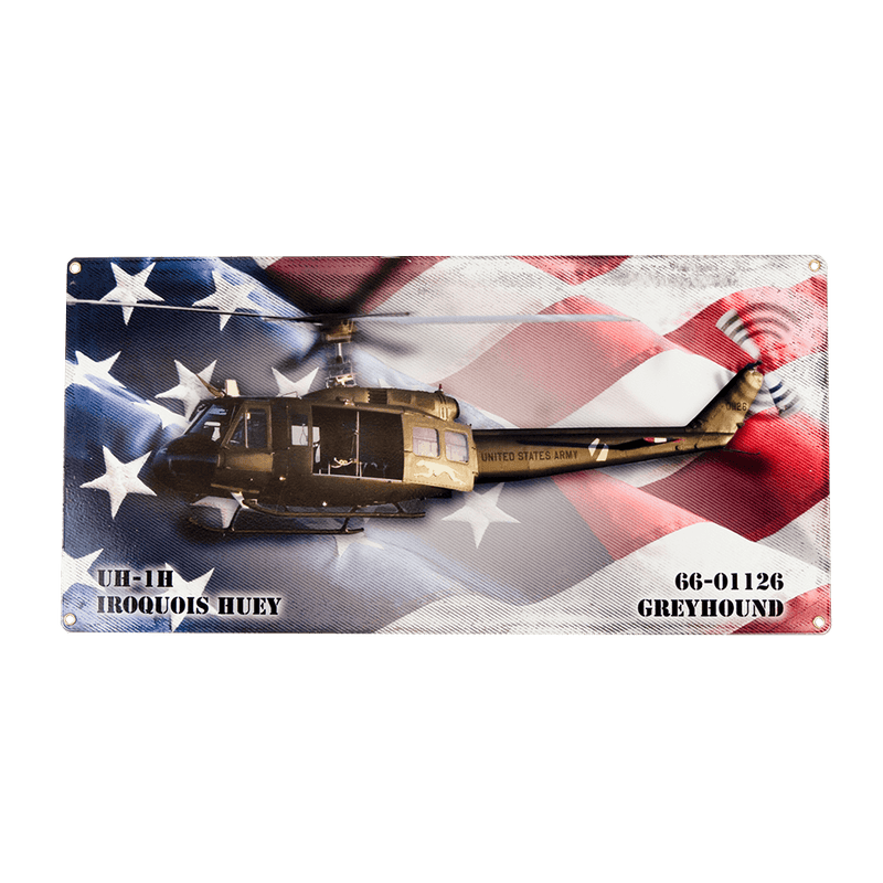 Sign Huey Greyhound Flag - YAM010 - WB