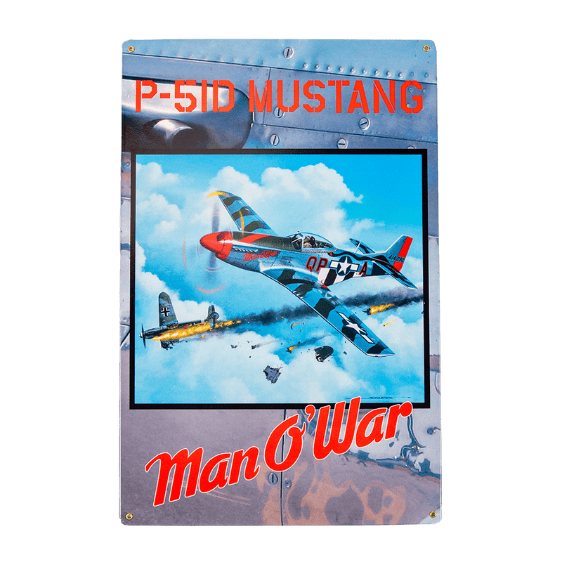 Sign Man O War P-51D - WB STK280