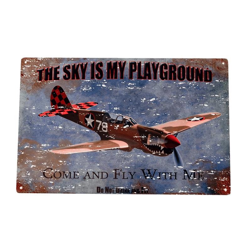 Sign The Sky is My Playground - RG393 - WB