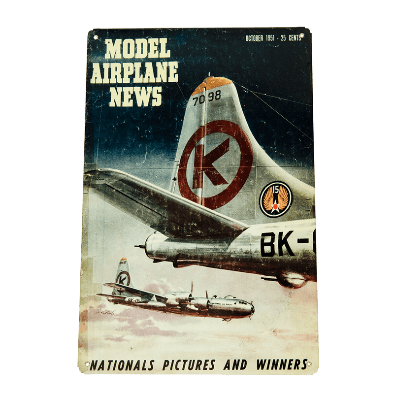 Sign Model Airplane News B-29 - RG9536 - WB