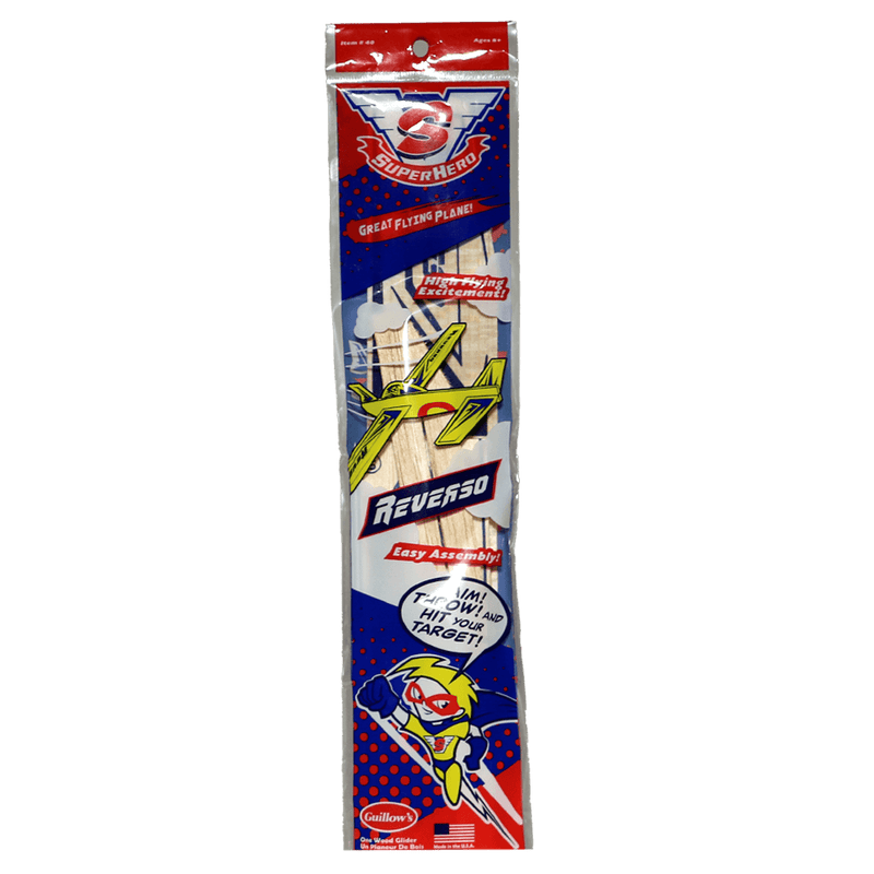 Glider Balsa Super Hero Assortment - WB