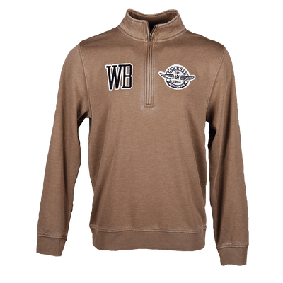 Sweatshirt Qtr Zip WB Oshkosh with Wings Logo-WB