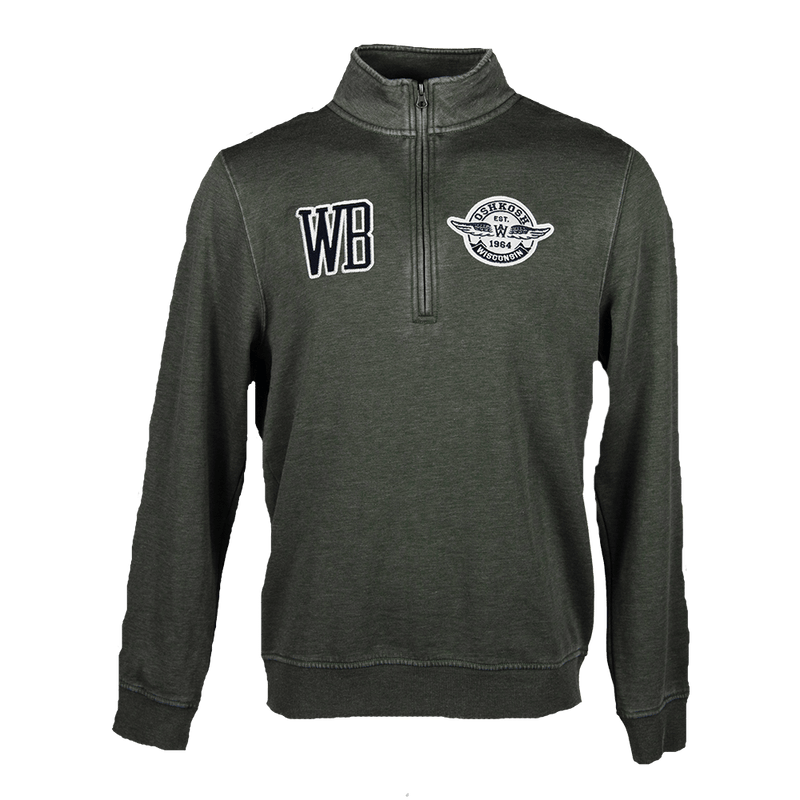 Sweatshirt Qtr Zip WB Oshkosh with Wings Logo-WB