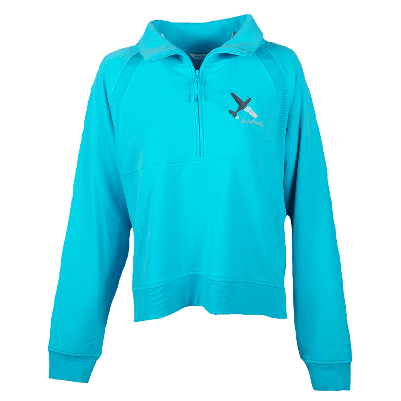Sweatshirt Ladies Half Zip P-40-WB