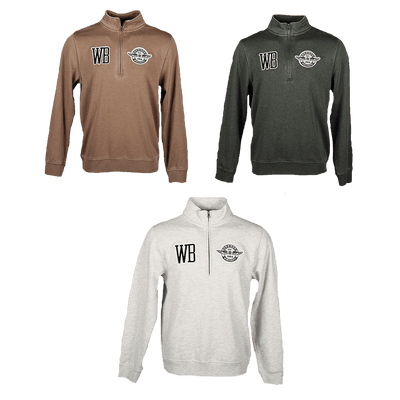 Sweatshirt Qtr Zip WB Oshkosh with Wings Logo-WB