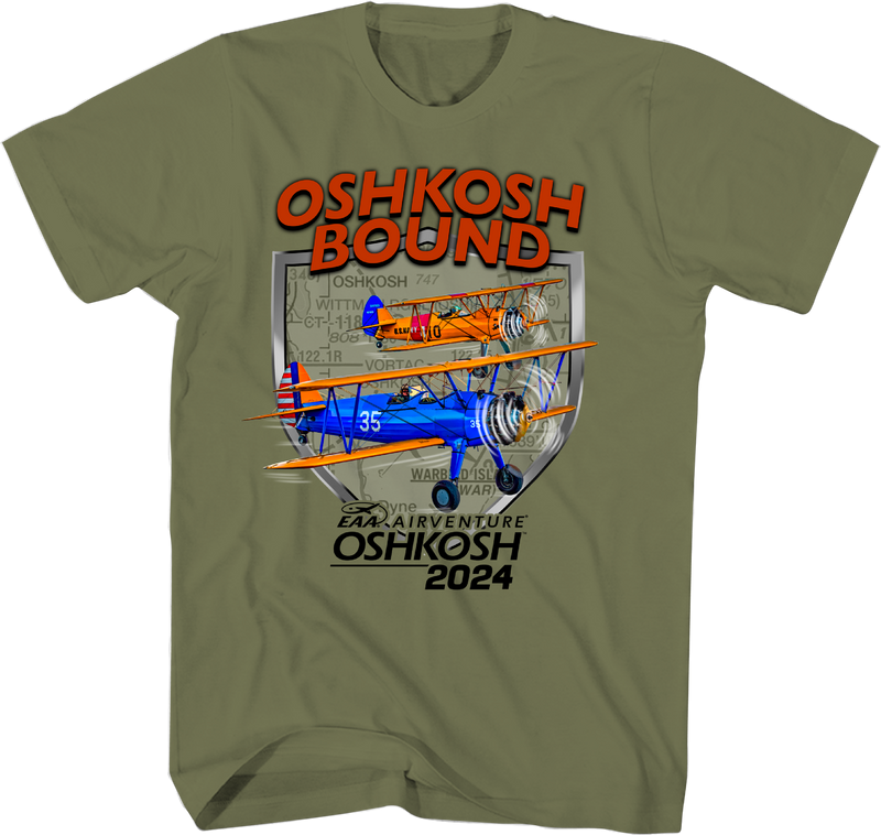 EAA AirVenture 2024 Oshkosh Bound T-Shirt