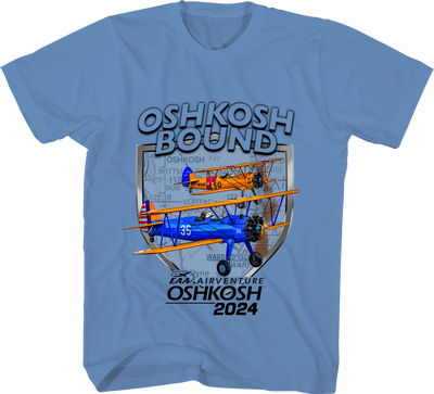 EAA Youth AirVenture 2024 Oshkosh Bound T-Shirt