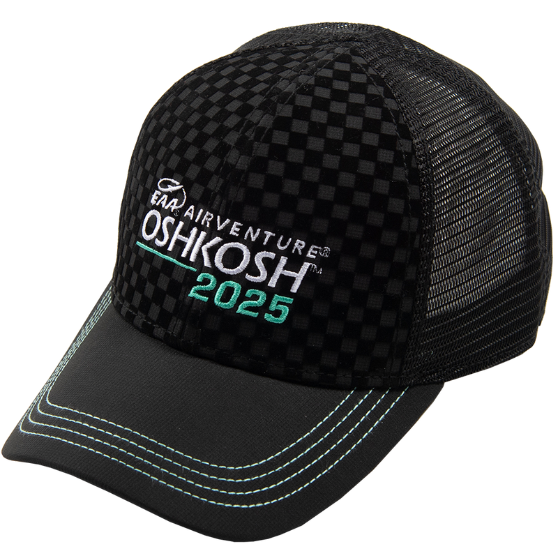 EAA AirVenture Oshkosh 2025 Flock Checkers Cap