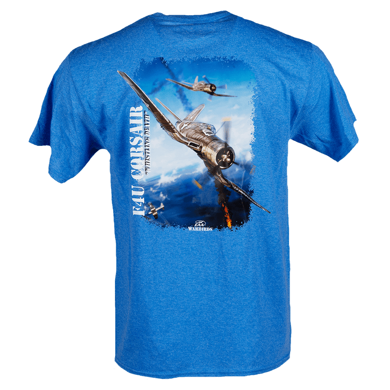 Tshirt F4U Corsair Dog Fight-WB