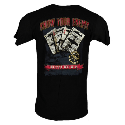 Tshirt Know Your Enemies Spotter Cards-WB