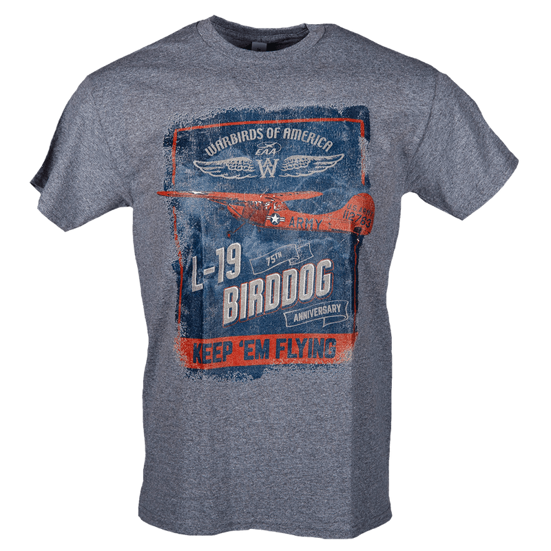Tshirt L-19 Birddog 75th Anniversary-WB