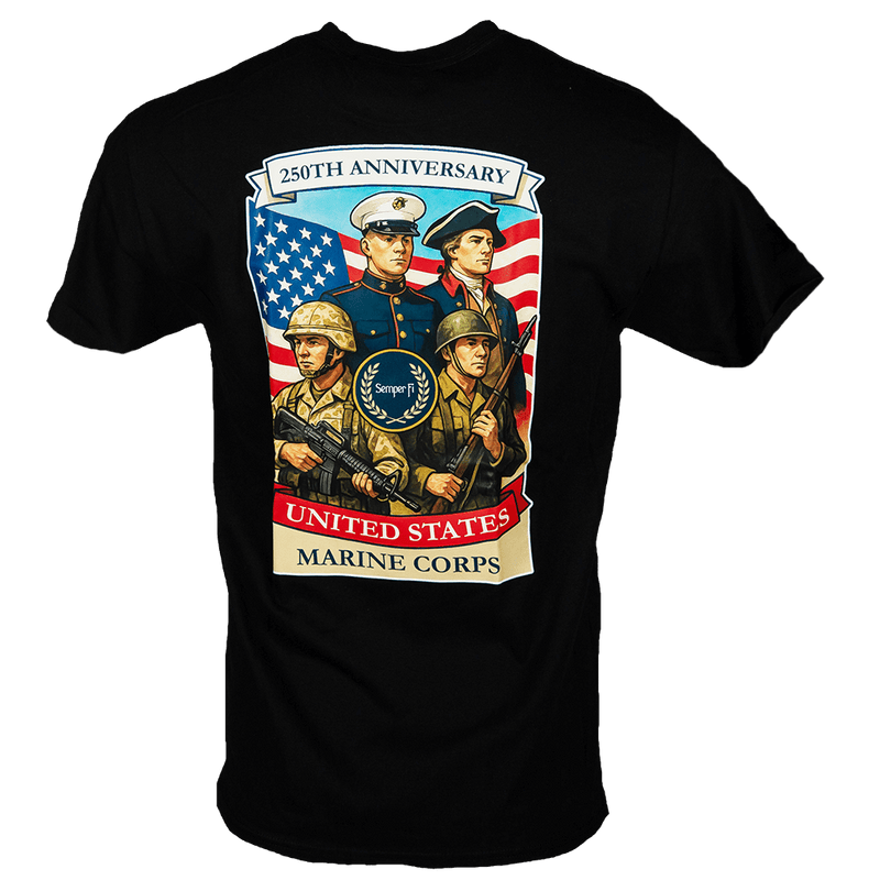 Tshirt US Marine Corps 250th Anniversary-WB