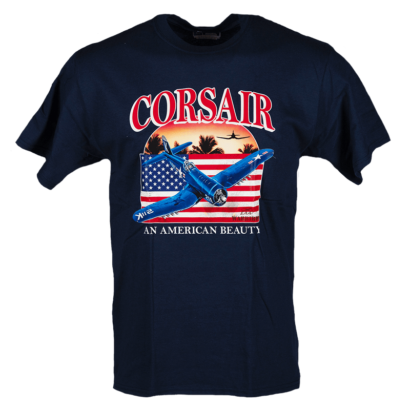 Tshirt Corsair American Flag-WB