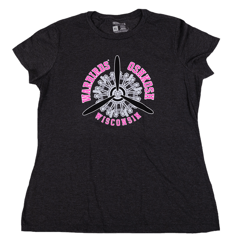 Tshirt Ladies Pink Warbirds Engine-WB