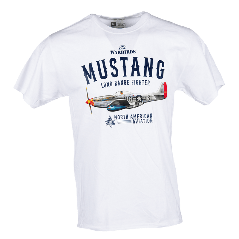 Tshirt P-51 Mustang Old Crow-WB