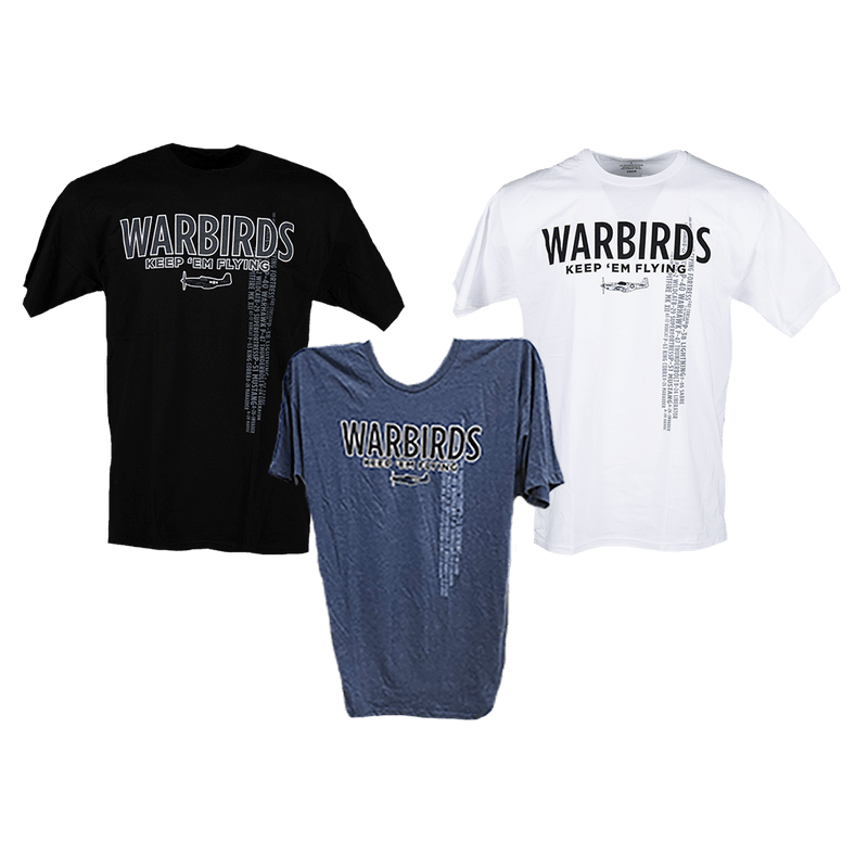 Tshirt Warbirds WWII Planes-WB