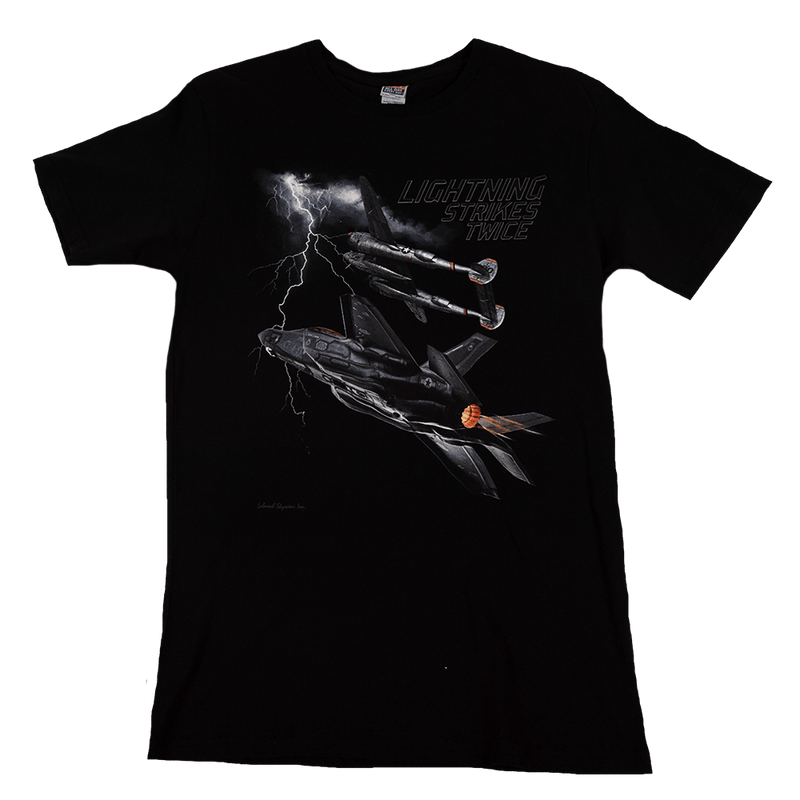 Tshirt Lightning Strikes Twice-WB