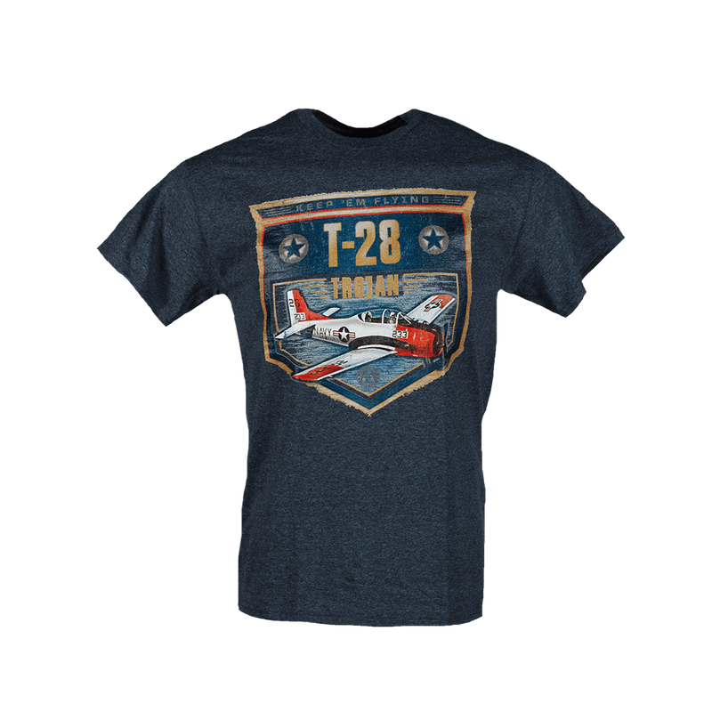 Tshirt T-28 Charcoal Trojan Keep &