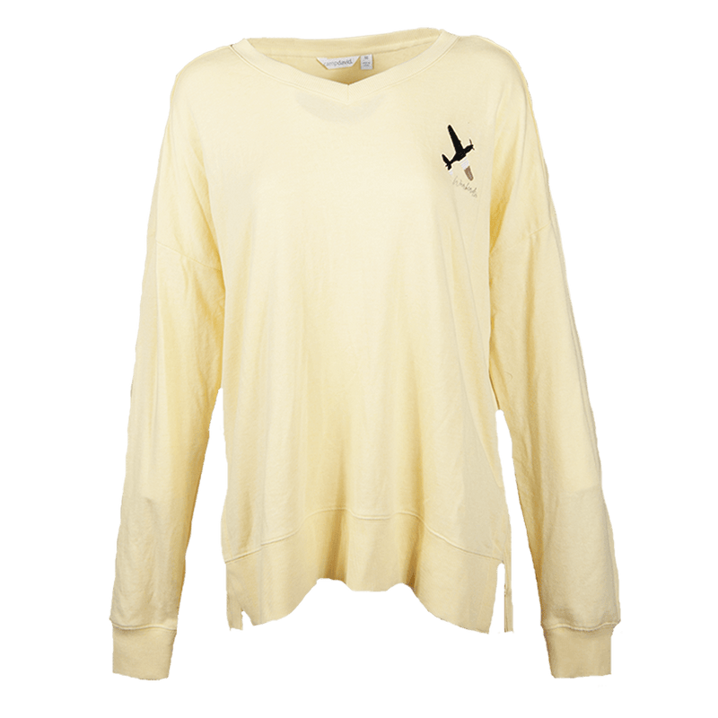 Sweatshirt Ladies V-Neck Crew P-40-WB
