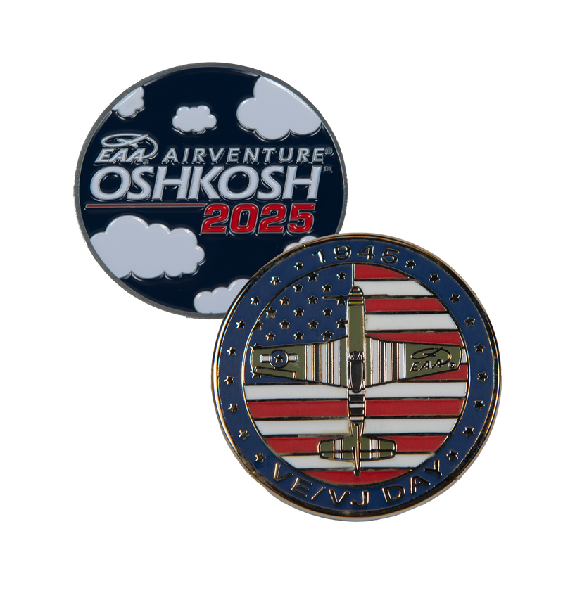 EAA AirVenture 2025 Challenge Coin