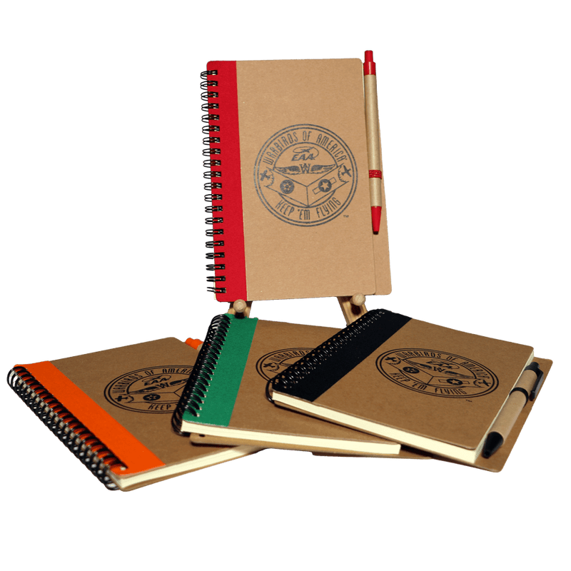 Notebook Natural Eco-Inspired Spiral Notebook & Pen-WB