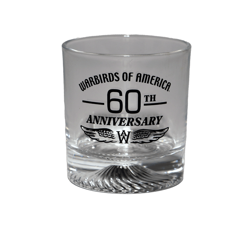 Rocks Glass Warbirds of America 60th Anniversary-WB