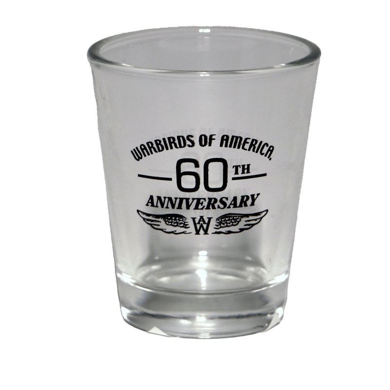 Shot Glass Warbirds of America 60th Anniversary-WB