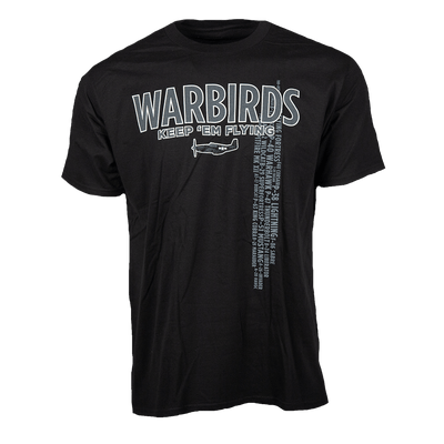Tshirt Warbirds WWII Planes-WB