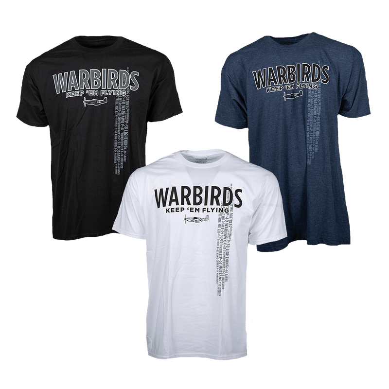 Tshirt Warbirds WWII Planes-WB