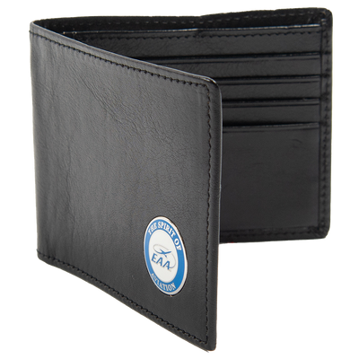 EAA The Spirit of Aviation Bifold Wallet, Black