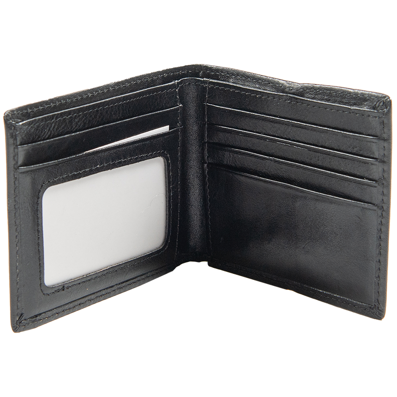 EAA The Spirit of Aviation Bifold Wallet, Black