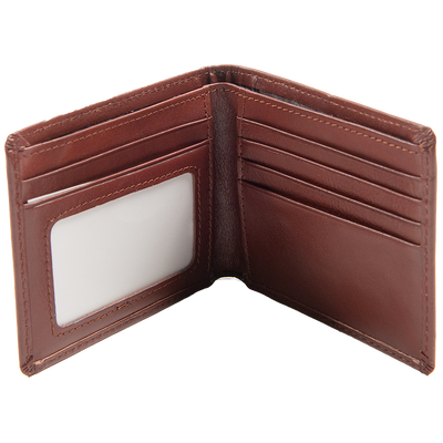 EAA The Spirit of Aviation Bifold Wallet, Brown