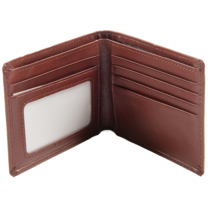 EAA The Spirit of Aviation Bifold Wallet, Brown