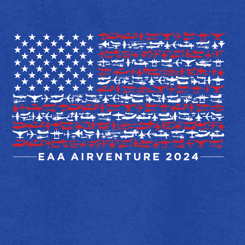 EAA Youth AirVenture 2024 Hat and T-Shirt Set