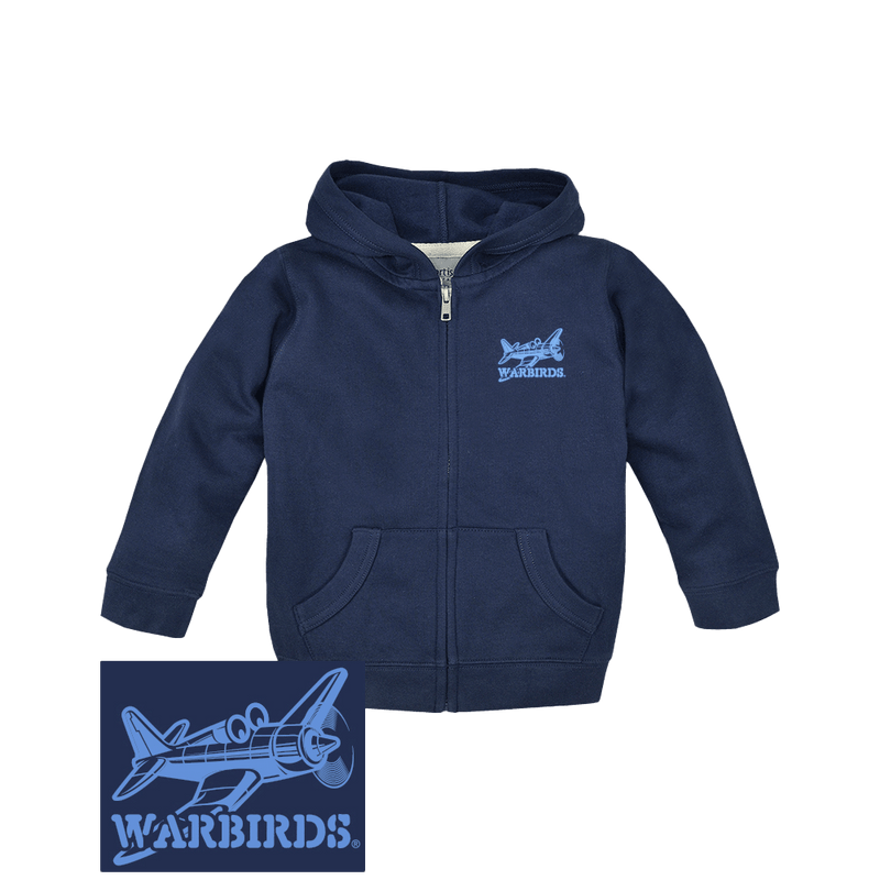Sweatshirt Full Zip Warbirds Plane Smile-WB