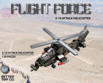 Z-10 Attack Helicopter Building Brick Kit