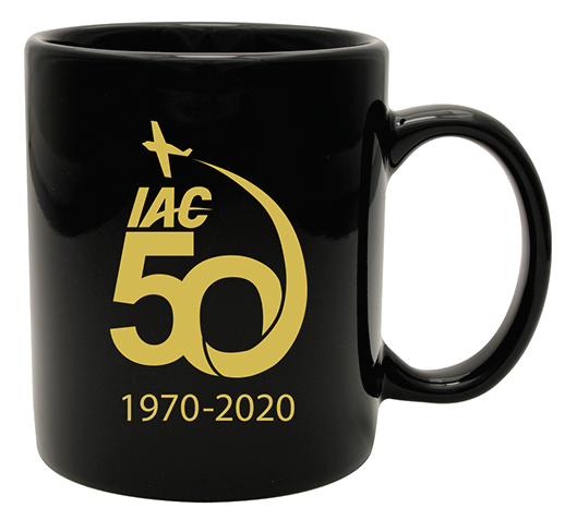 IAC 50th Anniversary Black Mug