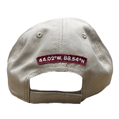 Cap Black, Khaki Red Patch Back Coordinates-WB