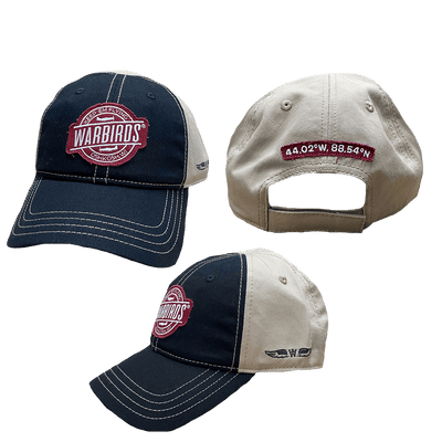 Cap Black, Khaki Red Patch Back Coordinates-WB