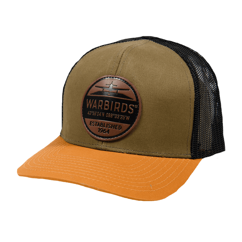 Cap Olive/Gold/Black Circle Patch OSH Coordinates-WB