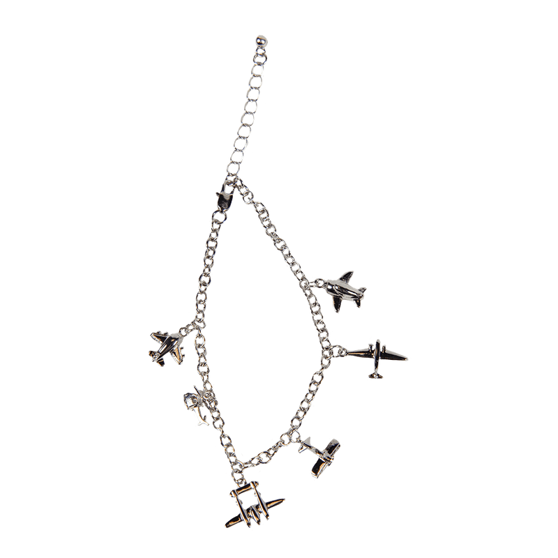 Bracelet Aviation Themed Charms - WB