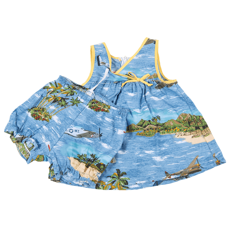 Dress Crossover Yoke Hawaiian WWII Warbirds-WB