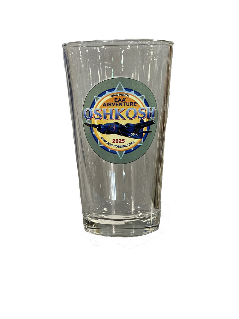 Pint Glass AirVenture Event Design 2025