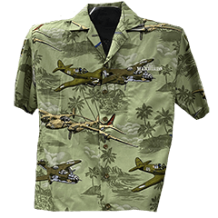 Shirt Hawaiian WWII Island - WB