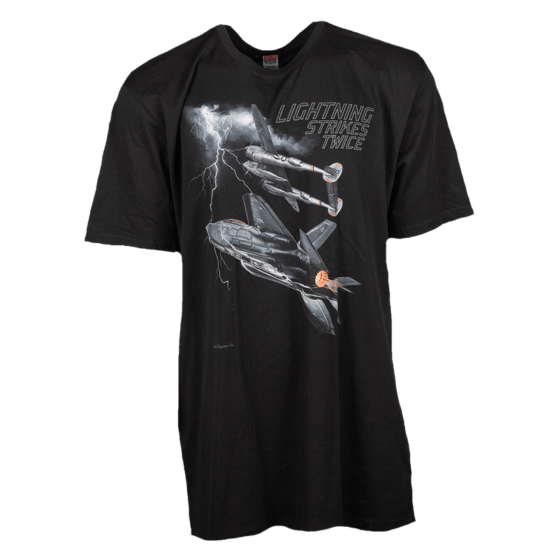 Tshirt Lightning Strikes Twice-WB