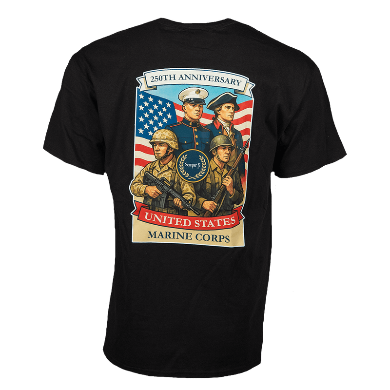 Tshirt US Marine Corps 250th Anniversary-WB